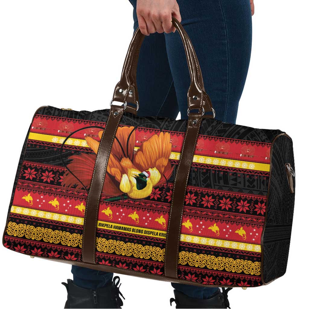 Papua New Guinea Christmas Travel Bag Bikpela hamamas blong dispela Krismas - Polynesian Pride