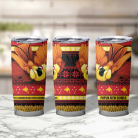 Papua New Guinea Christmas Tumbler Cup Bikpela hamamas blong dispela Krismas - Polynesian Pride