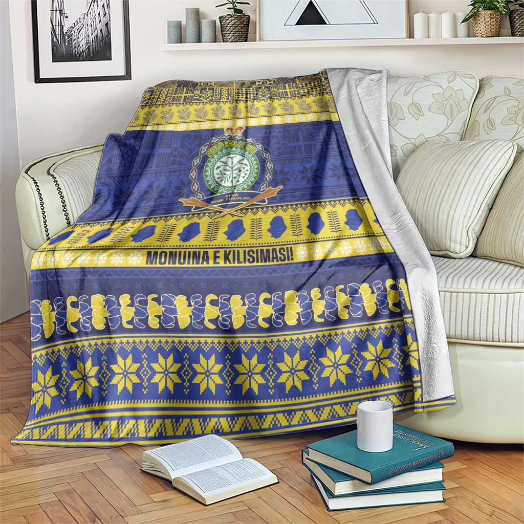 Niue Christmas Blanket Monuina e Kilisimasi Hiapo Motifs - Polynesian Pride
