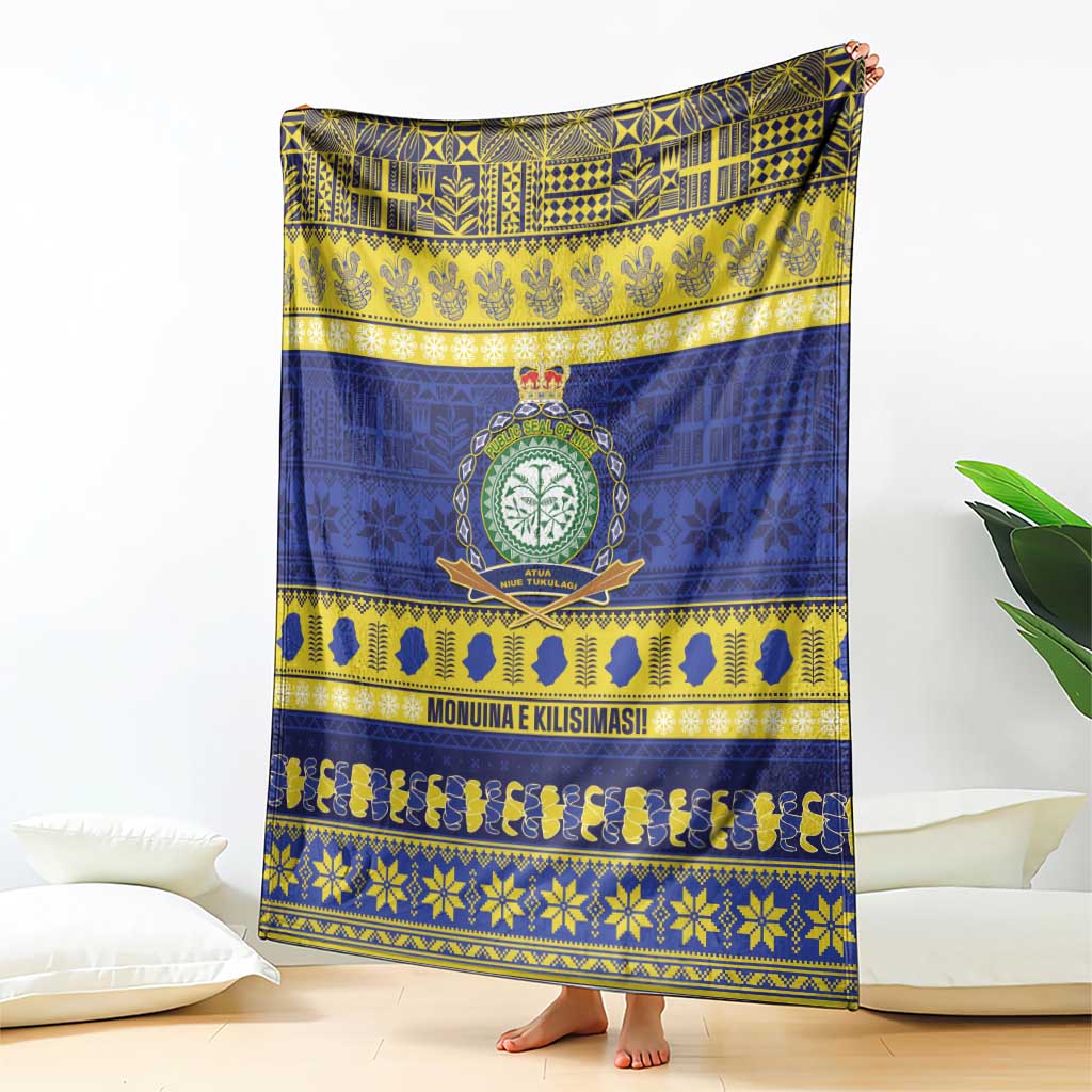 Niue Christmas Blanket Monuina e Kilisimasi Hiapo Motifs - Polynesian Pride