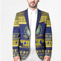 Niue Christmas Blazer Monuina e Kilisimasi Hiapo Motifs - Polynesian Pride