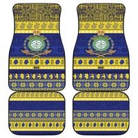Niue Christmas Car Mats Monuina e Kilisimasi Hiapo Motifs LT14 - Polynesian Pride