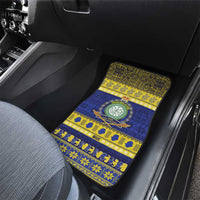 Niue Christmas Car Mats Monuina e Kilisimasi Hiapo Motifs LT14 - Polynesian Pride