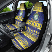 Niue Christmas Car Seat Cover Monuina e Kilisimasi Hiapo Motifs - Polynesian Pride