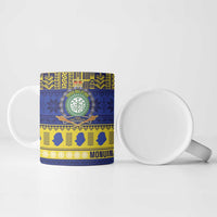 Niue Christmas Ceramic Mug Monuina e Kilisimasi Hiapo Motifs - Polynesian Pride