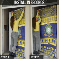 Niue Christmas Door Cover Monuina e Kilisimasi Hiapo Motifs - Polynesian Pride