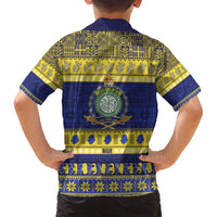 Niue Christmas Family Matching Puletasi and Hawaiian Shirt Monuina e Kilisimasi Hiapo Motifs LT14 - Polynesian Pride