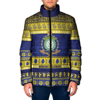 Niue Christmas Padded Jacket Monuina e Kilisimasi Hiapo Motifs - Polynesian Pride