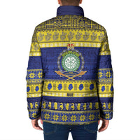 Niue Christmas Padded Jacket Monuina e Kilisimasi Hiapo Motifs - Polynesian Pride