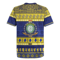 Niue Christmas Rugby Jersey Monuina e Kilisimasi Hiapo Motifs LT14 - Polynesian Pride