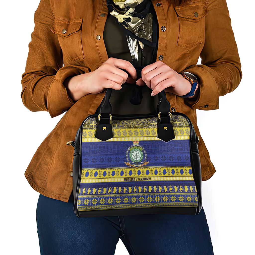 Niue Christmas Shoulder Handbag Monuina e Kilisimasi Hiapo Motifs - Polynesian Pride