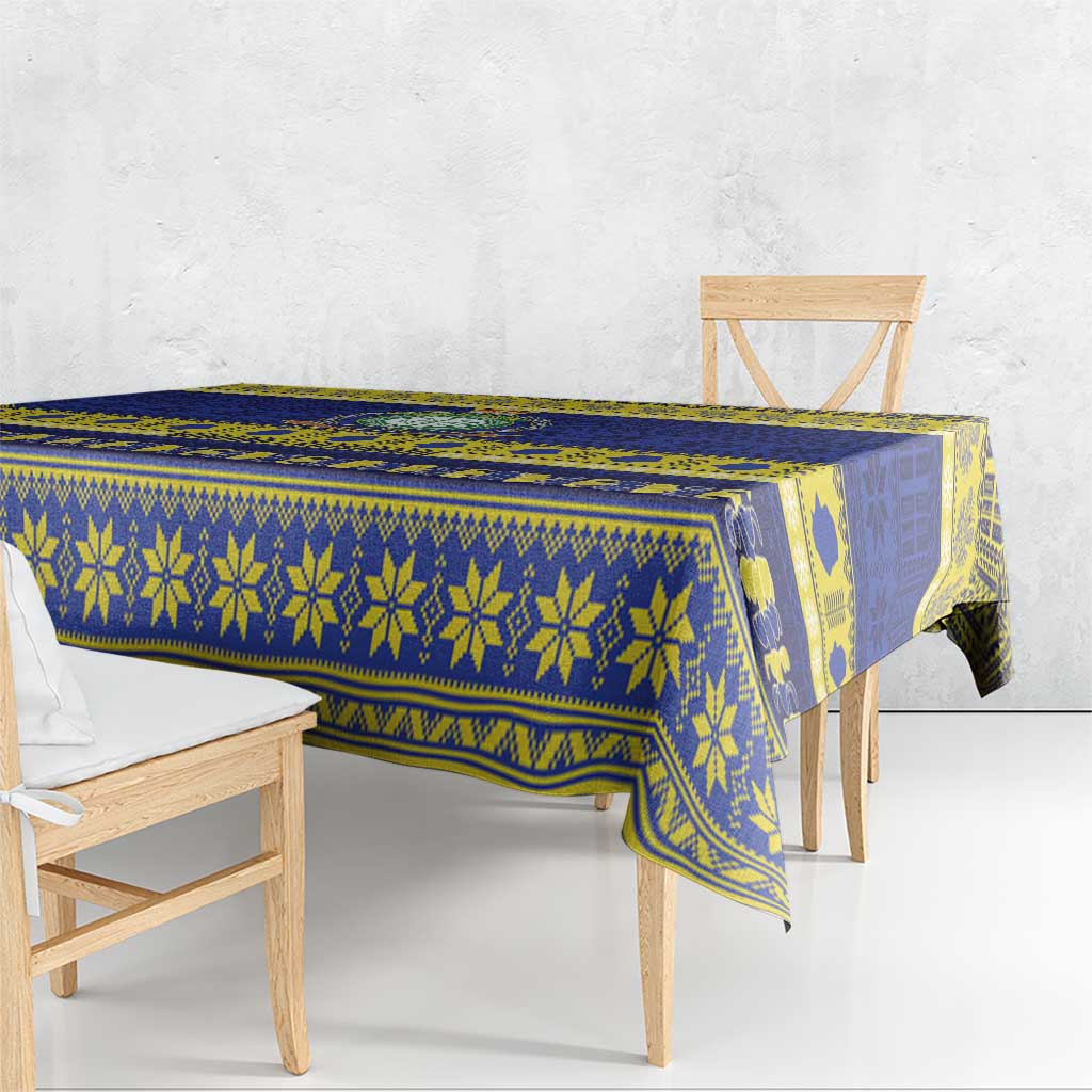 Niue Christmas Tablecloth Monuina e Kilisimasi Hiapo Motifs - Polynesian Pride