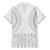 Niue White Sunday Family Matching Long Sleeve Bodycon Dress and Hawaiian Shirt Tapu Fanau Ia Puakenikeni Hiapo Pattern - Polynesian Pride
