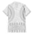 Niue White Sunday Family Matching Short Sleeve Bodycon Dress and Hawaiian Shirt Tapu Fanau Ia Puakenikeni Hiapo Pattern - Polynesian Pride