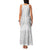 Niue White Sunday Family Matching Tank Maxi Dress and Hawaiian Shirt Tapu Fanau Ia Puakenikeni Hiapo Pattern - Polynesian Pride