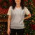 Niue White Sunday Christmas Knitted V-Neck Vest Tapu Fanau Ia Puakenikeni Hiapo Pattern - Polynesian Pride