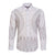 Niue White Sunday Long Sleeve Button Shirt Tapu Fanau Ia Puakenikeni Hiapo Pattern - Polynesian Pride