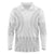 Niue White Sunday Long Sleeve Polo Shirt Tapu Fanau Ia Puakenikeni Hiapo Pattern - Polynesian Pride