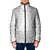 Niue White Sunday Padded Jacket Tapu Fanau Ia Puakenikeni Hiapo Pattern - Polynesian Pride