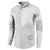 Niue White Sunday Button Sweatshirt Half Hiapo Pattern Vibes - Polynesian Pride