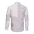 Niue White Sunday Long Sleeve Button Shirt Half Hiapo Pattern Vibes - Polynesian Pride