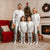 Niue White Sunday Christmas Pajama Set Half Hiapo Pattern Vibes - Polynesian Pride