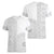 Niue White Sunday Women V-Neck T-Shirt Half Hiapo Pattern Vibes - Polynesian Pride