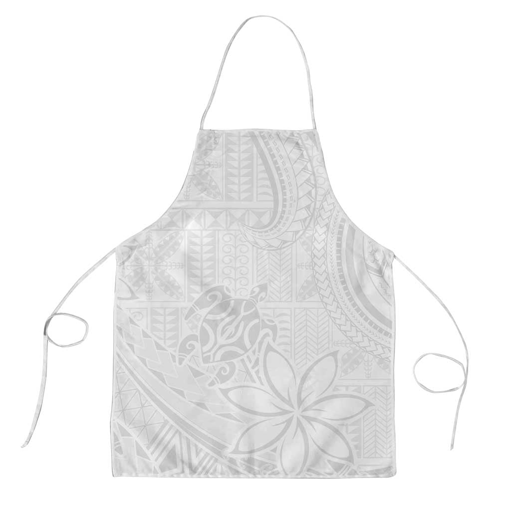 Tapu Fanau Ia Niue Apron Happy White Sunday Unique Hiapo - Polynesian Pride