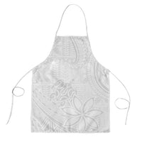 Tapu Fanau Ia Niue Apron Happy White Sunday Unique Hiapo - Polynesian Pride