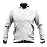 Tapu Fanau Ia Niue Baseball Jacket Happy White Sunday Unique Hiapo - Polynesian Pride
