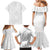 Tapu Fanau Ia Niue Family Matching Mermaid Dress and Hawaiian Shirt Happy White Sunday Unique Hiapo - Polynesian Pride