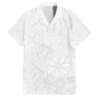Tapu Fanau Ia Niue Family Matching Off The Shoulder Long Sleeve Dress and Hawaiian Shirt Happy White Sunday Unique Hiapo - Polynesian Pride