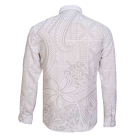 Tapu Fanau Ia Niue Family Matching Short Sleeve Bodycon Dress and Hawaiian Shirt Happy White Sunday Unique Hiapo - Polynesian Pride