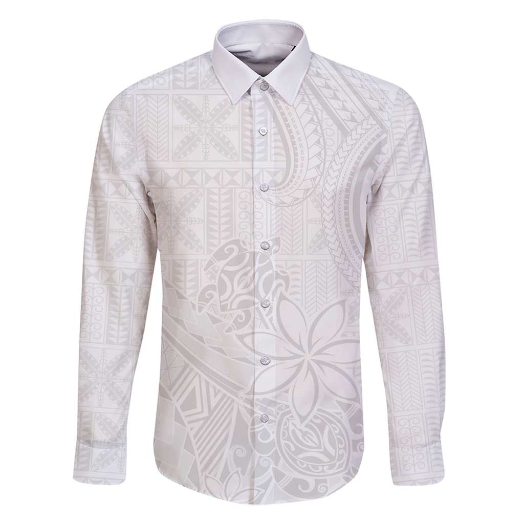 Tapu Fanau Ia Niue Family Matching Summer Maxi Dress and Hawaiian Shirt Happy White Sunday Unique Hiapo - Polynesian Pride