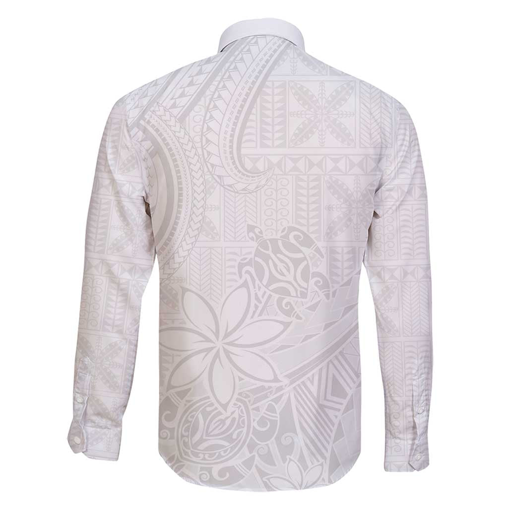 Tapu Fanau Ia Niue Family Matching Tank Maxi Dress and Hawaiian Shirt Happy White Sunday Unique Hiapo - Polynesian Pride