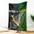 New Zealand and South Africa Rugby Blanket 2023 World Cup Final All Black Springboks Together LT14 Black - Polynesian Pride