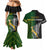 Personalised New Zealand and South Africa Rugby Couples Matching Mermaid Dress and Hawaiian Shirt 2023 World Cup Final All Black Springboks Together LT14 - Polynesian Pride