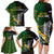 Personalised New Zealand and South Africa Rugby Family Matching Long Sleeve Bodycon Dress and Hawaiian Shirt 2023 World Cup Final All Black Springboks Together LT14 - Polynesian Pride