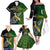 Personalised New Zealand and South Africa Rugby Family Matching Off Shoulder Long Sleeve Dress and Hawaiian Shirt 2023 World Cup Final All Black Springboks Together LT14 - Polynesian Pride