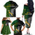 Personalised New Zealand and South Africa Rugby Family Matching Off Shoulder Long Sleeve Dress and Hawaiian Shirt 2023 World Cup Final All Black Springboks Together LT14 - Polynesian Pride