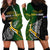 Personalised New Zealand and South Africa Rugby Hoodie Dress 2023 World Cup Final All Black Springboks Together LT14 - Polynesian Pride