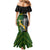 Personalised New Zealand and South Africa Rugby Mermaid Dress 2023 World Cup Final All Black Springboks Together LT14 - Polynesian Pride