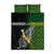 New Zealand and South Africa Rugby Quilt Bed Set 2023 World Cup Final All Black Springboks Together LT14 Black - Polynesian Pride