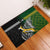 New Zealand and South Africa Rugby Rubber Doormat 2023 World Cup Final All Black Springboks Together LT14 Black - Polynesian Pride