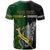 Personalised New Zealand and South Africa Rugby T Shirt 2023 World Cup Final All Black With Springboks LT14 - Polynesian Pride