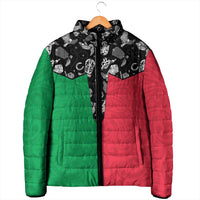 Vanuatu Cowboy Padded Jacket Cowboy Symbols Split Stylized LT14 - Polynesian Pride