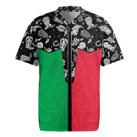 Vanuatu Cowboy Rugby Jersey Cowboy Symbols Split Stylized - Polynesian Pride