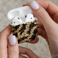 Vanuatu Cowboy AirPods Case Seamless Straw Hats Hibiscus LT14 - Polynesian Pride