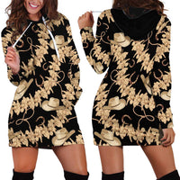 Vanuatu Cowboy Hoodie Dress Seamless Straw Hats Hibiscus - Polynesian Pride