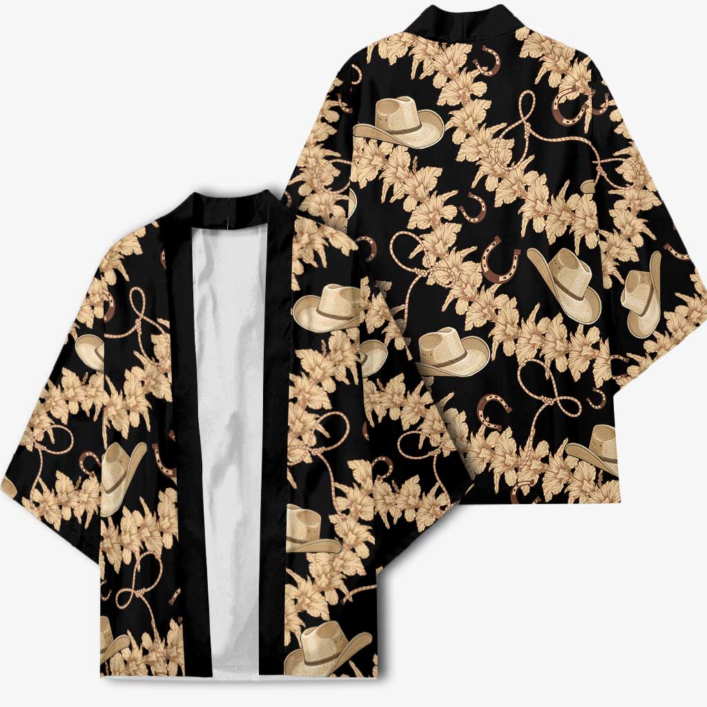Vanuatu Cowboy Kimono Seamless Straw Hats Hibiscus - Polynesian Pride
